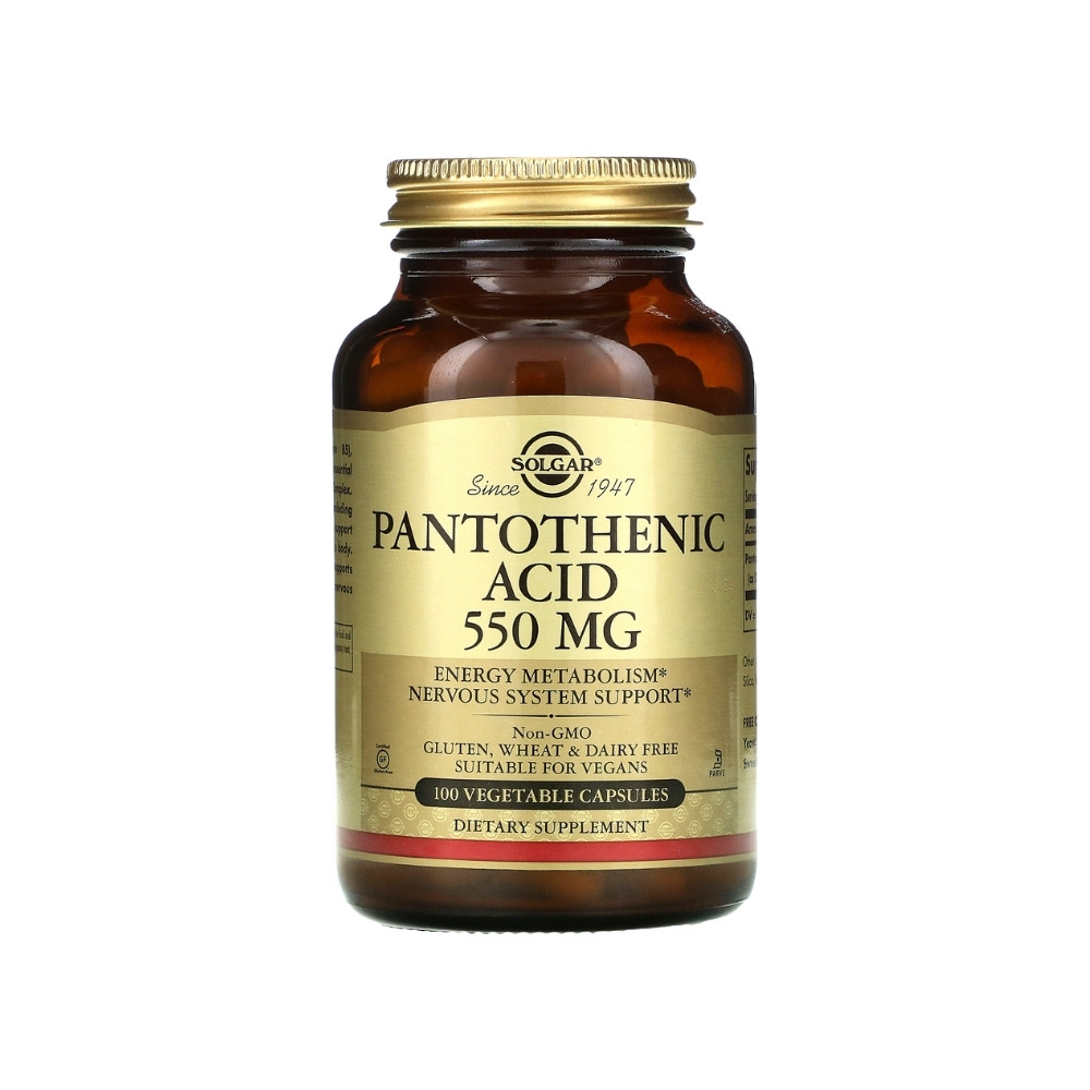 Solgar Pantothenic Acid 550mg 
